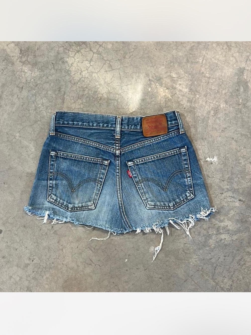 Levis custom vintage mini skirt